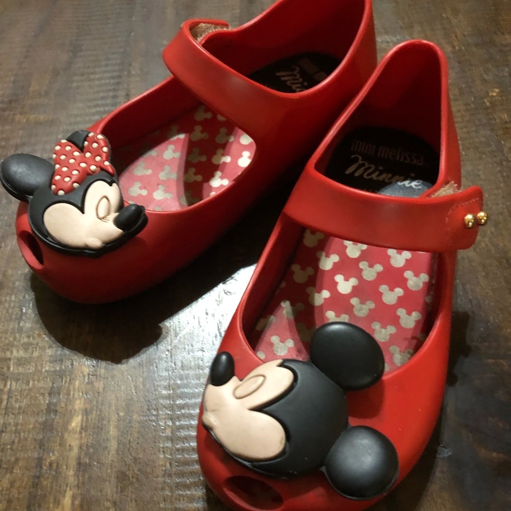 Hard to find minnie and mickey mini Melissa’s